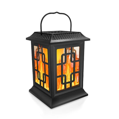 Flickering Flame Solar Lanterns Waterproof Solar Hanging Lanterns Flickering Solar Garden Lights Outdoor Lantern LED Lanterns Lights For Patio Pathway Deck Yard, Pack Of 1  - RS5840