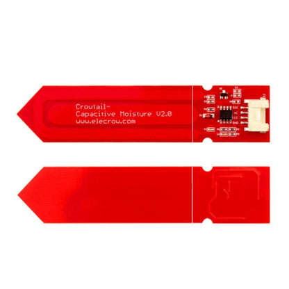 ELECROW Crowtail - Moisture Sensor V2.0 Optimize Plant Care With Capacitive Moisture Sensor Improved Capacitive Soil Moisture Sensor - RS7033