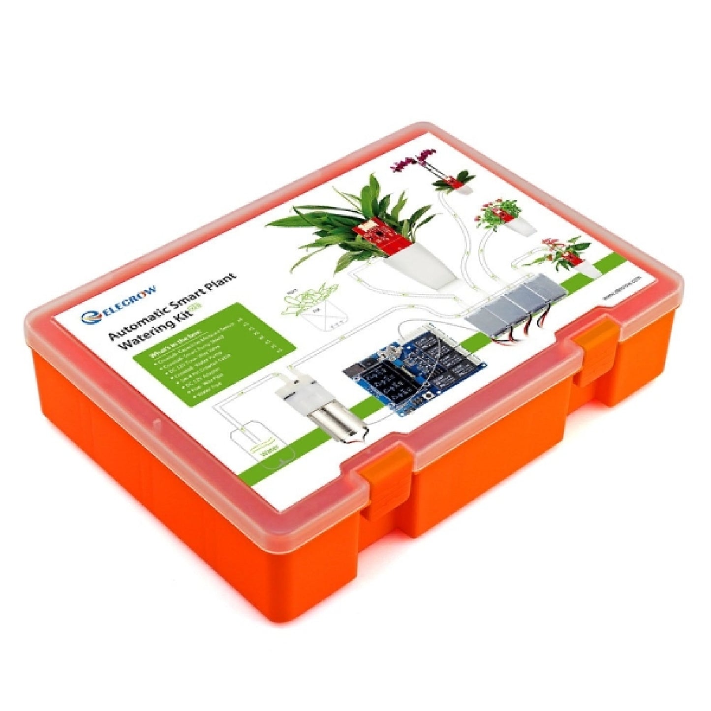 Automatic Smart Plant Watering Kit 2.1 for Arduino DIY Arduino-Based Automatic Plant Watering Kit Are Effortless Plant Maintenance For Indoor Plant Care - RS7066