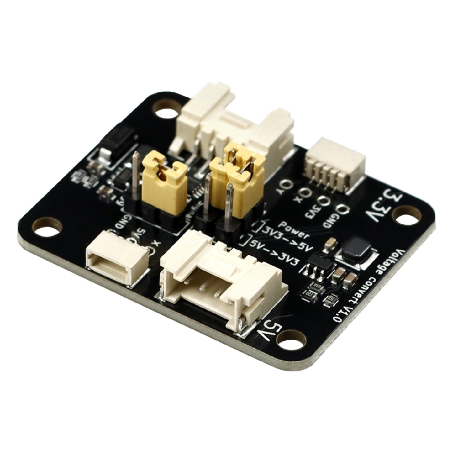 ELECROW Voltage Converter Module for Grove/Qwiic (3.3V - 5V) Expand Your Project Possibilities With Grove/Qwiic Converter And Compatible Voltage Converter - RS7046