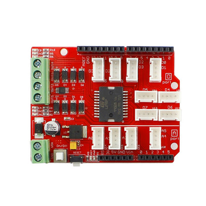 ELECROW Crowtail - Motor Base Shield 2.0 Arduino Compatible Motor Driver Shield And Expandable Motor Base Shield For Arduino Projects - RS7031