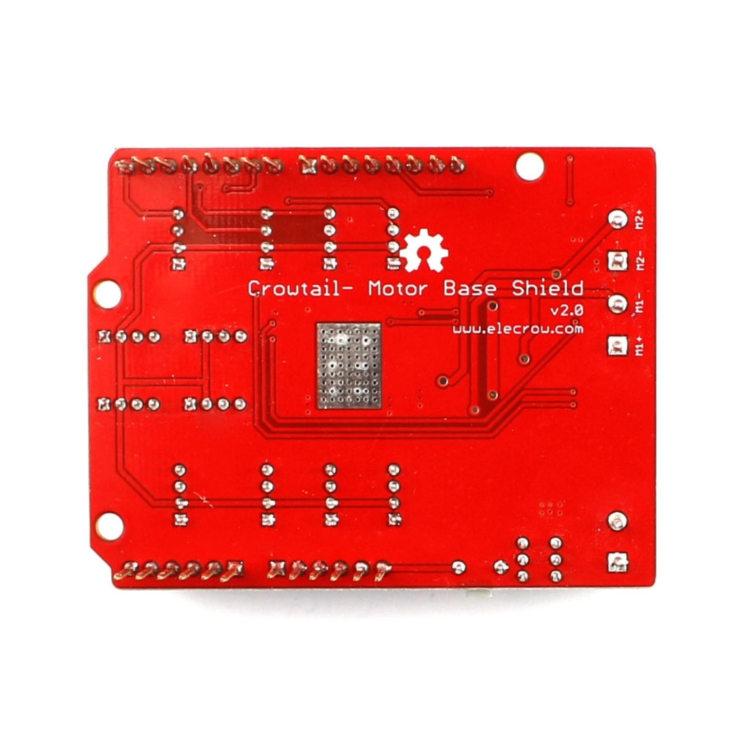 ELECROW Crowtail - Motor Base Shield 2.0 Arduino Compatible Motor Driver Shield And Expandable Motor Base Shield For Arduino Projects - RS7031