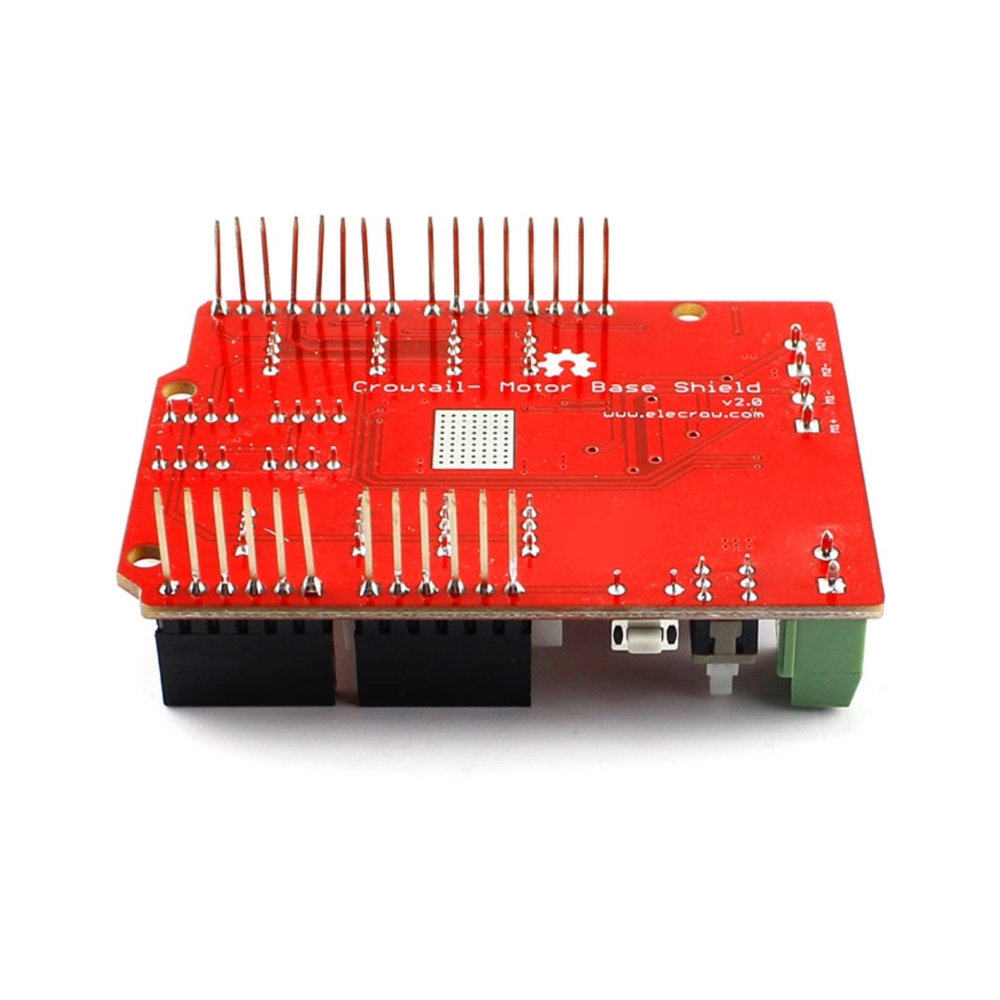 ELECROW Crowtail - Motor Base Shield 2.0 Arduino Compatible Motor Driver Shield And Expandable Motor Base Shield For Arduino Projects - RS7031