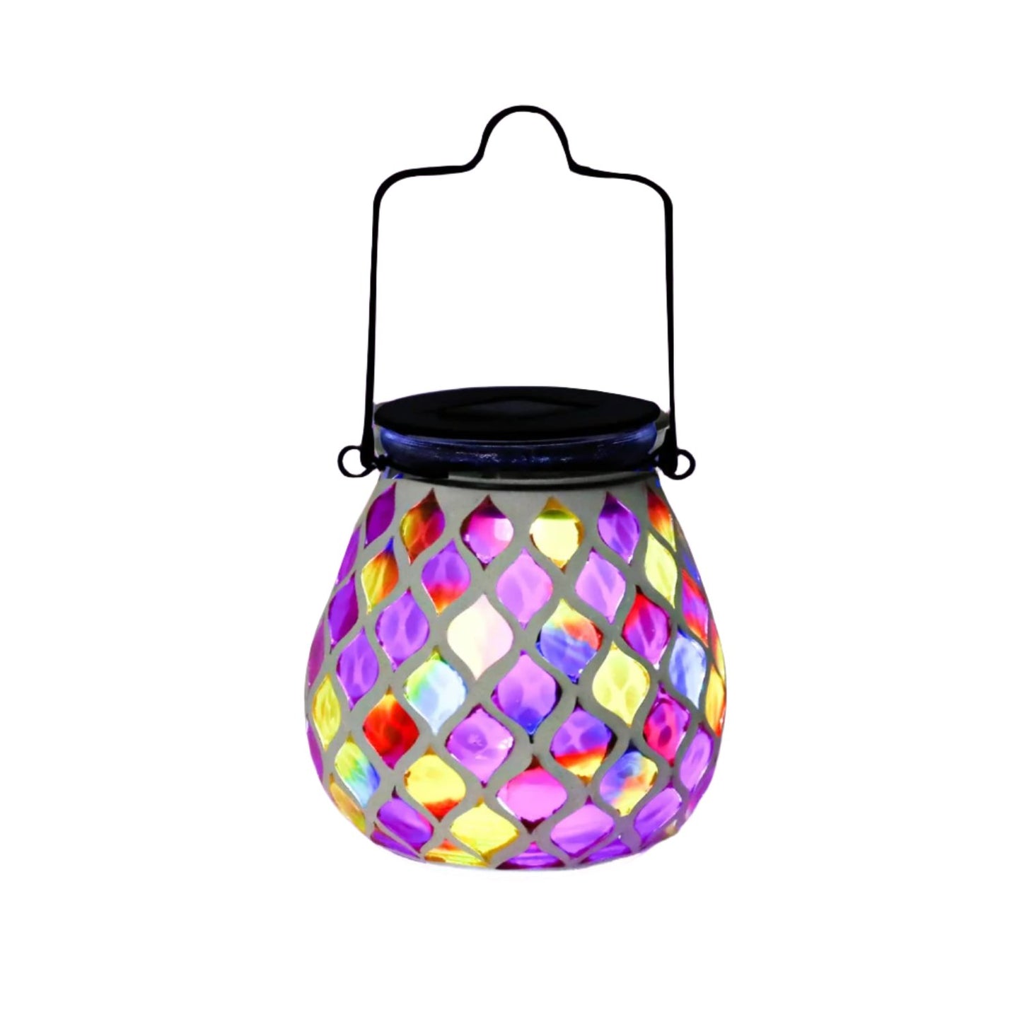 Diamond Solar Hanging Lanterns Light Solar-Powered Table Lamps For Brighten Your Outdoor Space With Solar Hanging Lights For Garden, Patio, Party, Yard, Outdoor Decor - RS6156