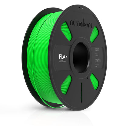 Numaker 1.75mm PLA+ Filament 3D Printer Filament High-Quality PLA+ For Fluorescent Prints Bright Green Premium PLA+ Filament -  Fluorescent Green - RS6805