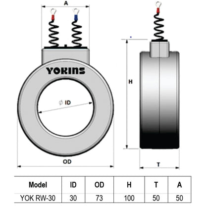 30/5A Current Transformer For AC Current Measurement Precision Current Sensing Device Ideal For Ammeter Applications - RS6818