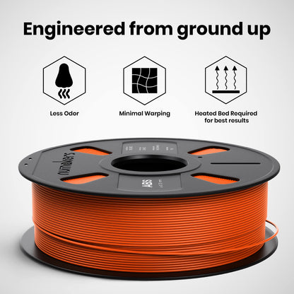 Numaker 1.75mm ABS Filament 3D Printer Filament High-Quality ABS Filament Perfect For Your 3D Printing Projects - Burnt Orange - RS6752