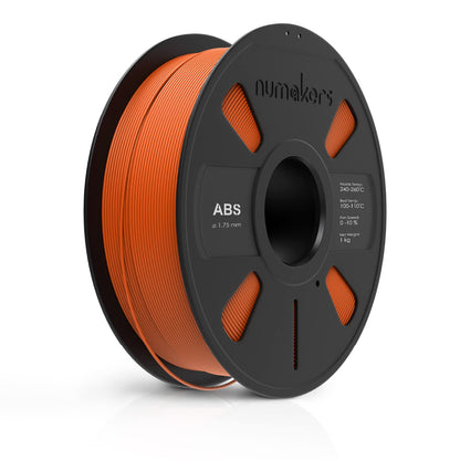 Numaker 1.75mm ABS Filament 3D Printer Filament High-Quality ABS Filament Perfect For Your 3D Printing Projects - Burnt Orange - RS6752