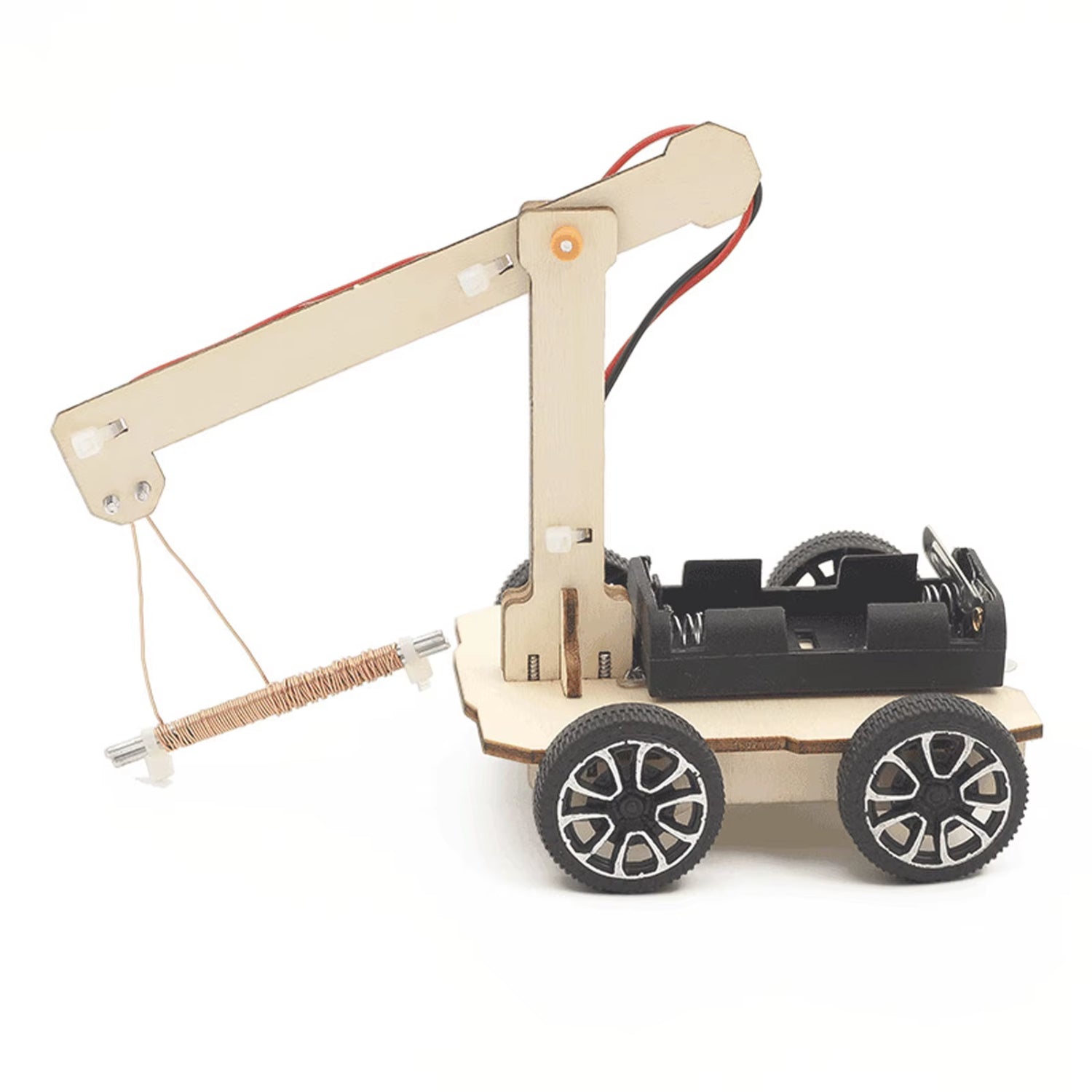 Crane Project Kit Wooden Electromagnetic Crane STEM Kit DIY Electromagnetic Crane Kit ...