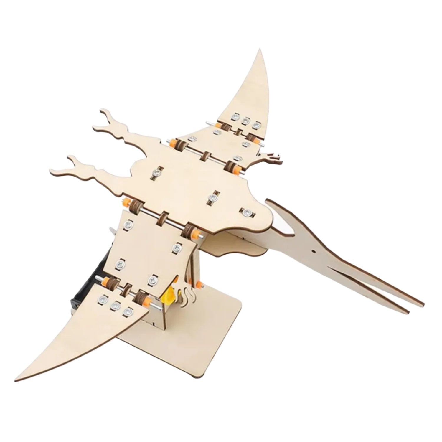 3D Mechanical Pterosaur STEM Kit 3D Wooden Mechanical Dinosaur Kit Mechanical Pterosaur Kit 3D Puzzle Craft Wooden Building STEM Projects For Kids Ages 8-12 - RS6390