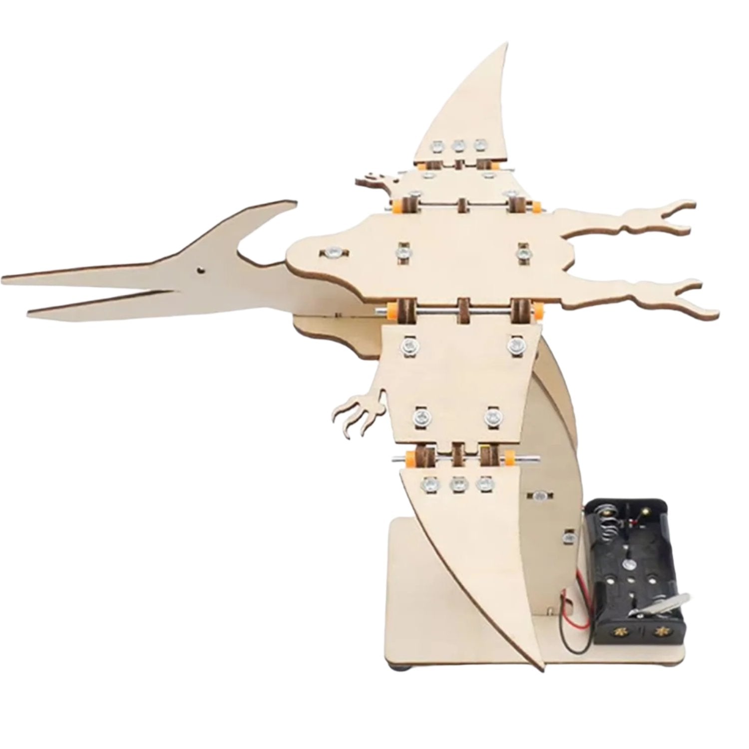 3D Mechanical Pterosaur STEM Kit 3D Wooden Mechanical Dinosaur Kit Mechanical Pterosaur Kit 3D Puzzle Craft Wooden Building STEM Projects For Kids Ages 8-12 - RS6390