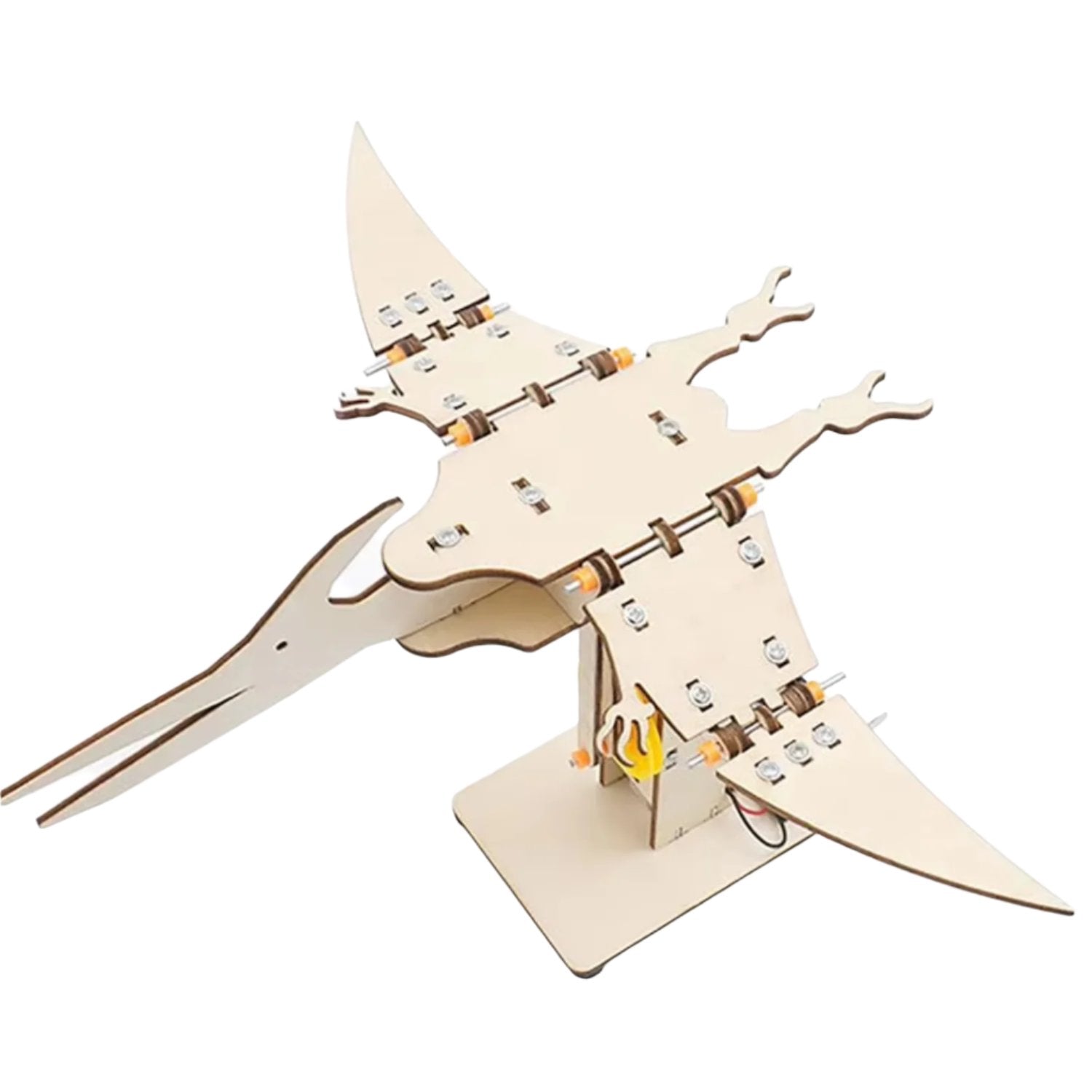 3D Mechanical Pterosaur STEM Kit 3D Wooden Mechanical Dinosaur Kit Mechanical Pterosaur Kit 3D Puzzle Craft Wooden Building STEM Projects For Kids Ages 8-12 - RS6390