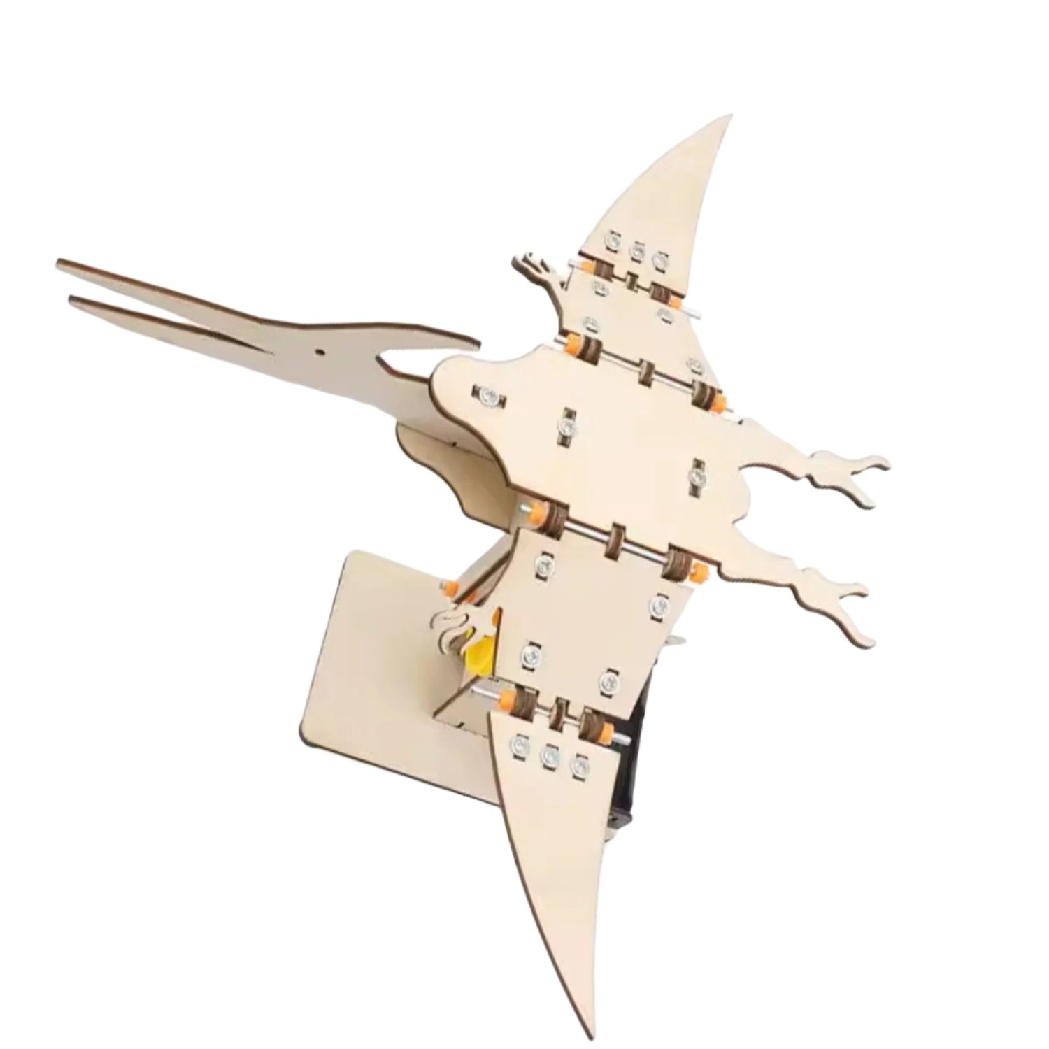 3D Mechanical Pterosaur STEM Kit 3D Wooden Mechanical Dinosaur Kit Mechanical Pterosaur Kit 3D Puzzle Craft Wooden Building STEM Projects For Kids Ages 8-12 - RS6390