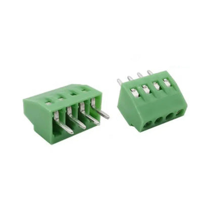 4 Pin 2.54mm Terminal Block With Pluggable Screw Terminal Block Durable 4-Pin Screw Terminal Block With 2.54mm Pitch - RS3191