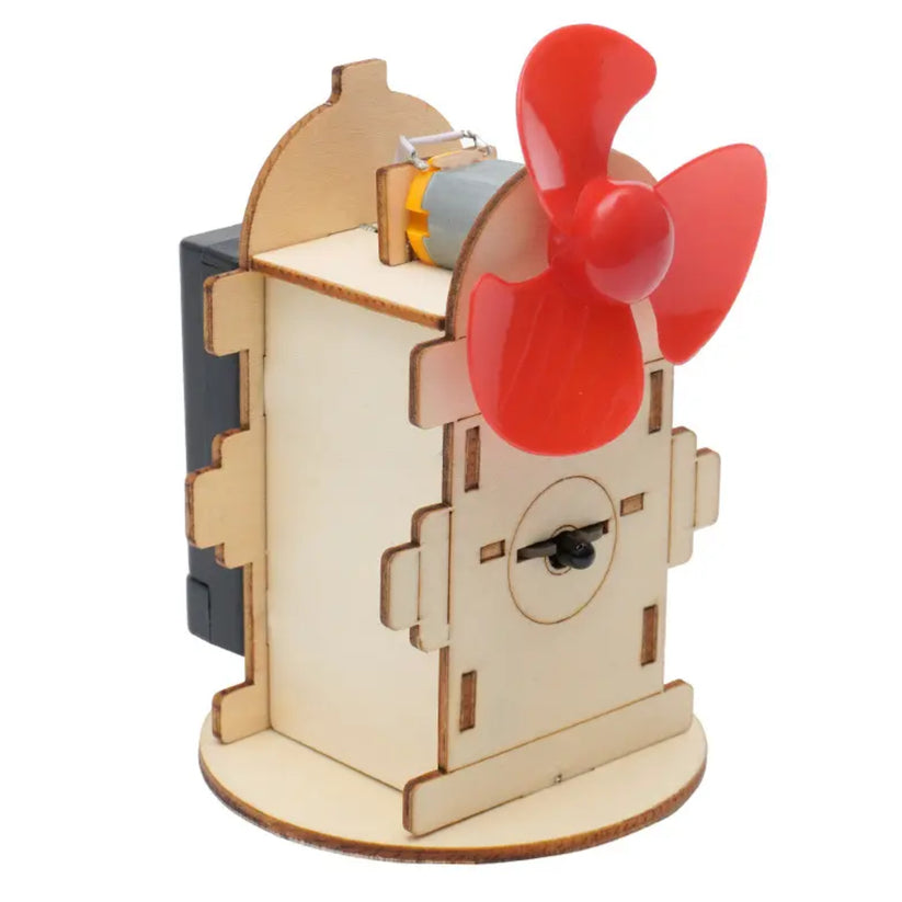 Wood Flame Induction Fan STEM Kit DIY Flame Induction Fan Kit – REES52