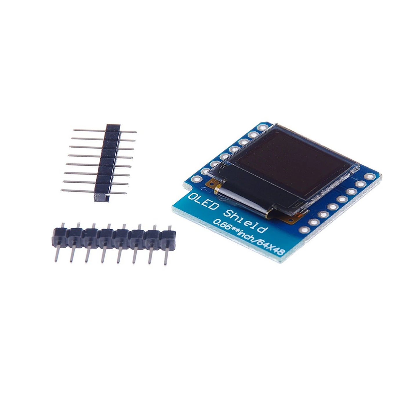 0.66 Inch 64x48 OLED Module IIC/I2C OLED Module For Easy Integration With D1 Mini - RS4833