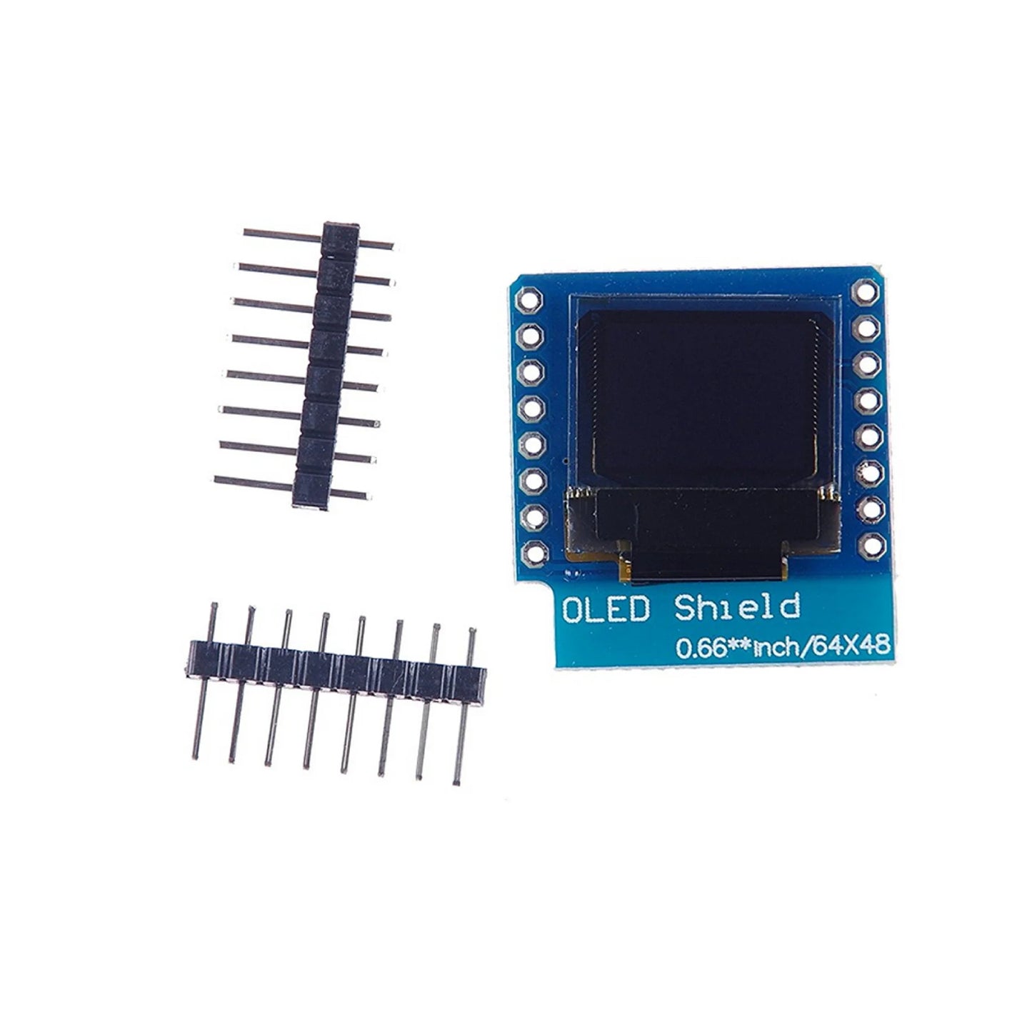 0.66 Inch 64x48 OLED Module IIC/I2C OLED Module For Easy Integration With D1 Mini - RS4833