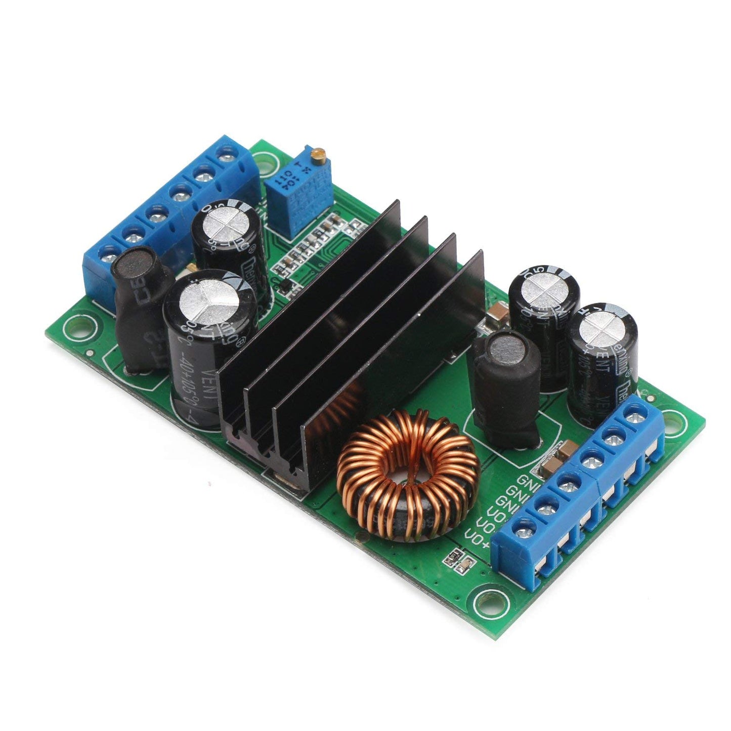 LTC3780 14A Voltage Regulator Auto Step Up Down Voltage Regulator 5-32V To 2-24V DC Adjustable And Versatile Voltage Regulator For Charging Electronics With 15A Fuse - RS1889