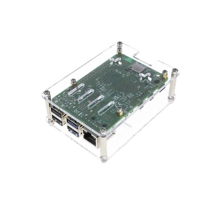 Raspberry Pi 5 Case Clear Acrylic Case For Raspberry Pi 5, Supports Installing Official Active Cooler - RS5784