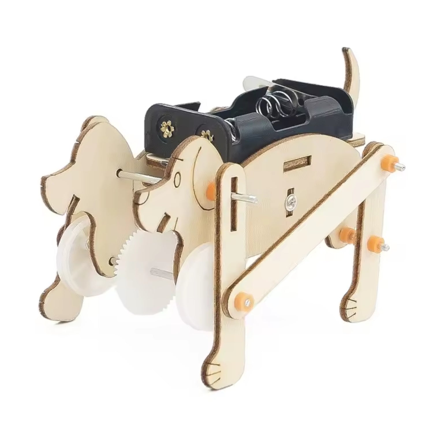 DIY Wooden Robot Dog STEM Kit Robo-Dog A STEM Adventure Hands-On STEM Build Your Own Dog With DIY Science Physic Project Experiment For School Children -  RS6479