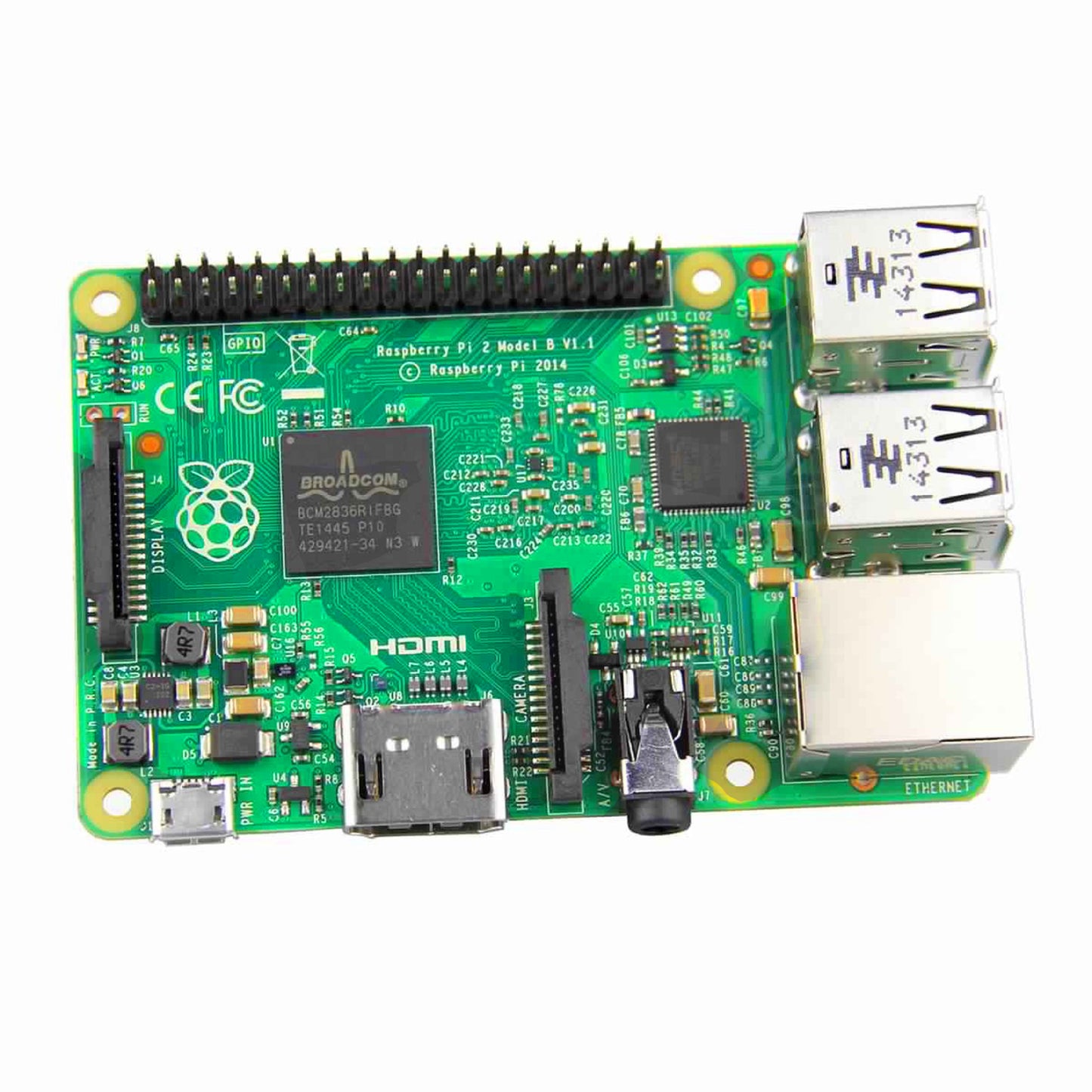 Raspberry Pi 2 Model B Raspberry Pi 2B 900MHz Quad-Core ARM Cortex-A7 CPU Single-Board Computer Low-Power Raspberry Pi 2 - 1GB RAM - RS7103