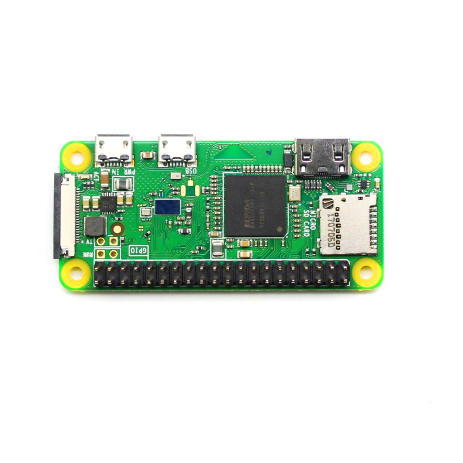 Raspberry Pi Zero WH Pi Zero WH Wireless Raspberry Pi 0 WH Built-In WiFi And Bluetooth Pre-soldered GPIO Headers - RS7180