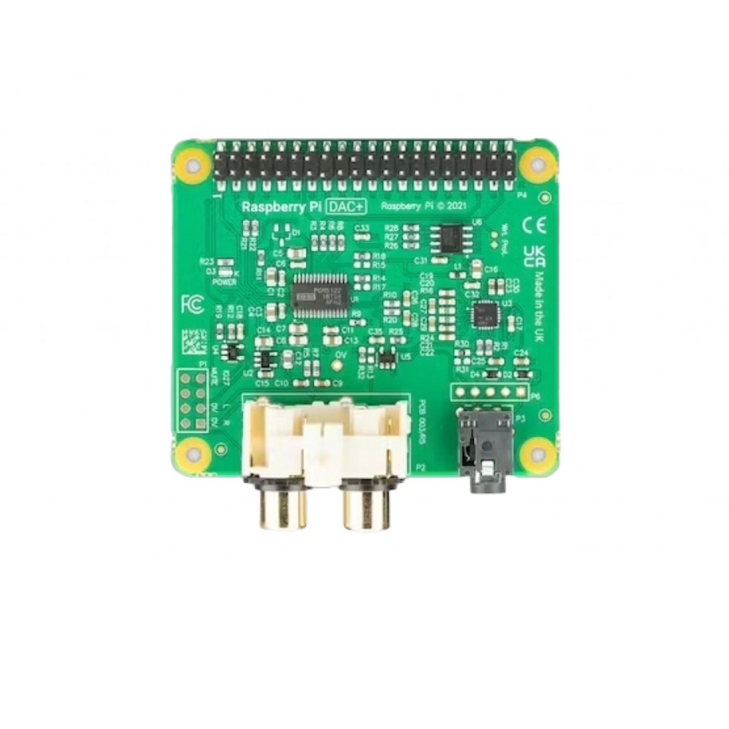 Raspberry Pi DAC+ for Raspberry Pi 3B+/Pi 4B+/Pi 5/Pi Zero 2W – REES52