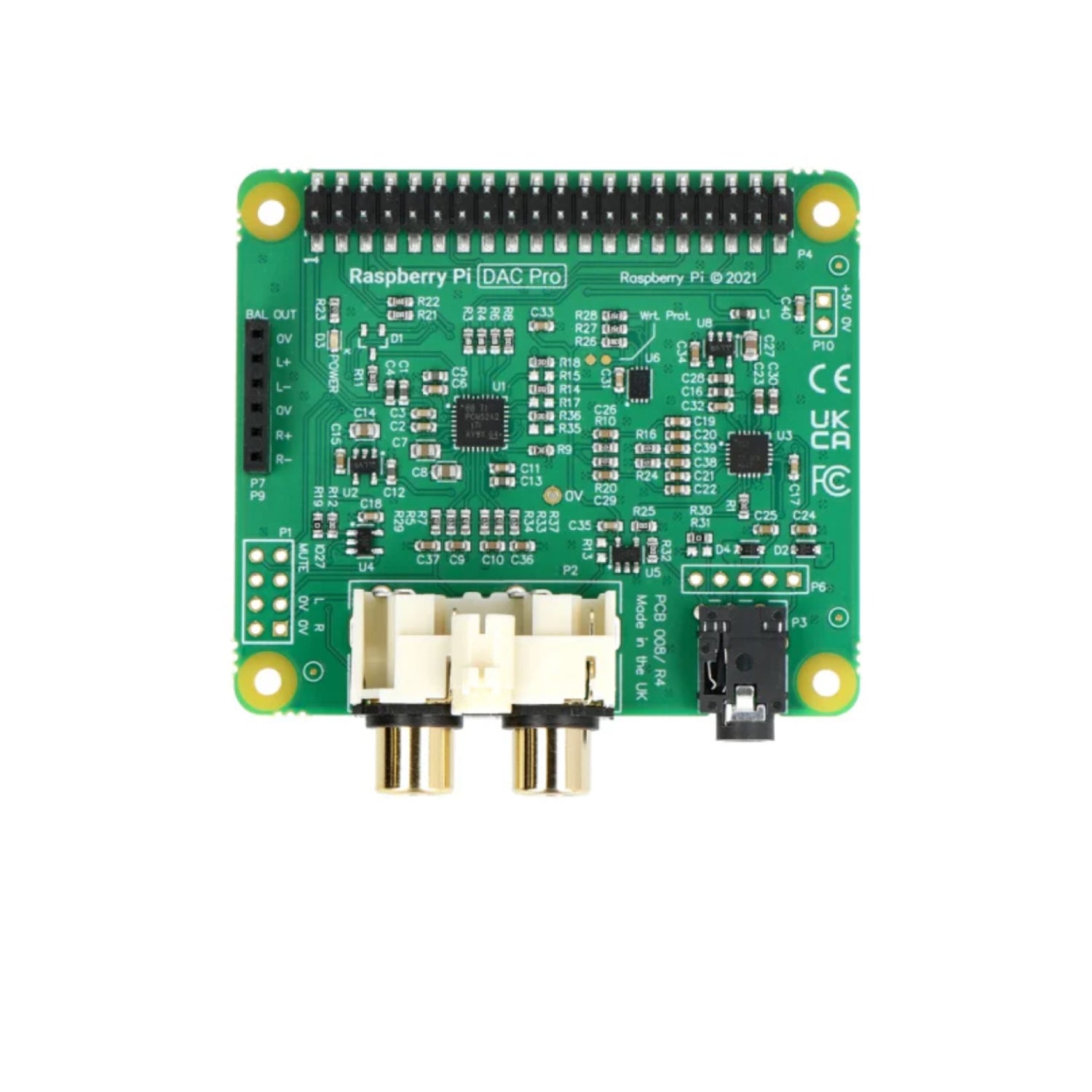 Raspberry Pi DAC Pro RPi DAC Pro Enhancing Raspberry Pi Audio With Full HD 24-bit/192 kHz Sound Card For Raspberry Pi 4B/3B+/3B - RS7117