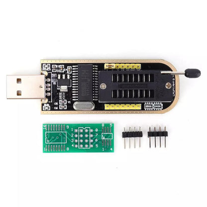 CH341A USB EEPROM Flash BIOS Programmer 24/25 Series EEPROM Flash Programmer Upgrade Your BIOS With The Reliable CH341A Programmer With Software And Drive- RS3234/AA182/NA260