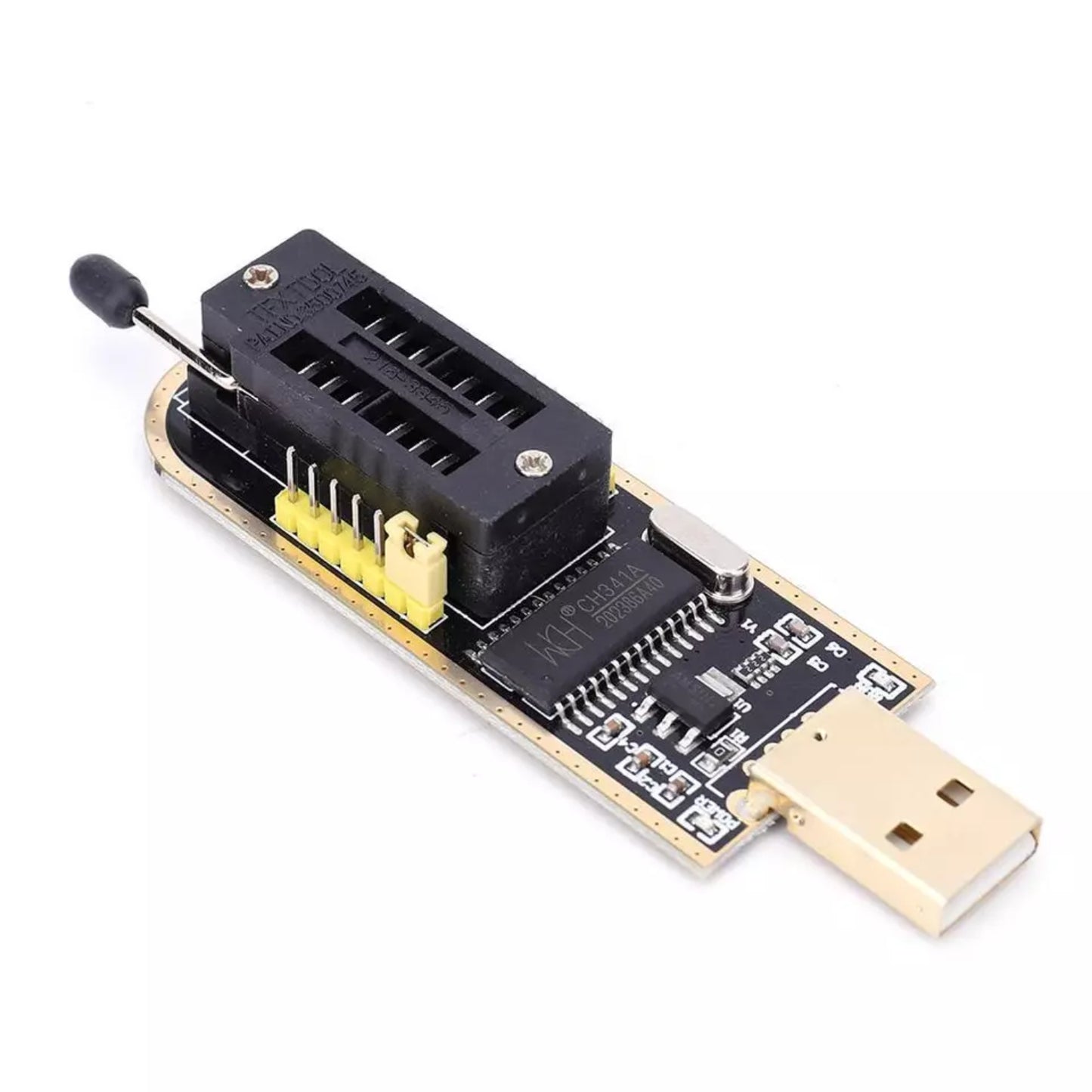 CH341A USB EEPROM Flash BIOS Programmer 24/25 Series EEPROM Flash Programmer Upgrade Your BIOS With The Reliable CH341A Programmer With Software And Drive- RS3234/AA182/NA260