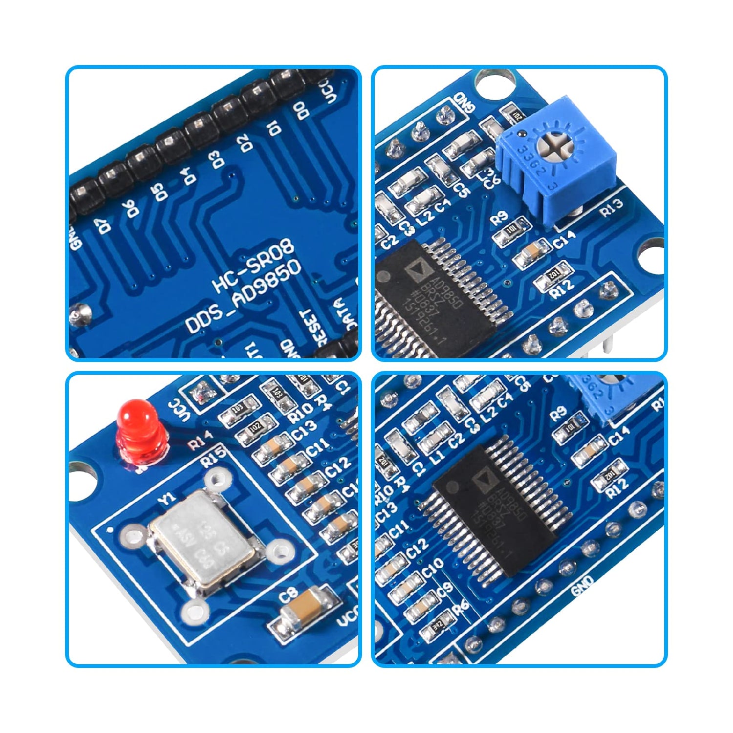 Modulo Generatore Segnale AD9850 DDS 0-40MHz - Per Onde Sinusoidali E Quadre, Apparecchiature Elettroniche - Foto 8