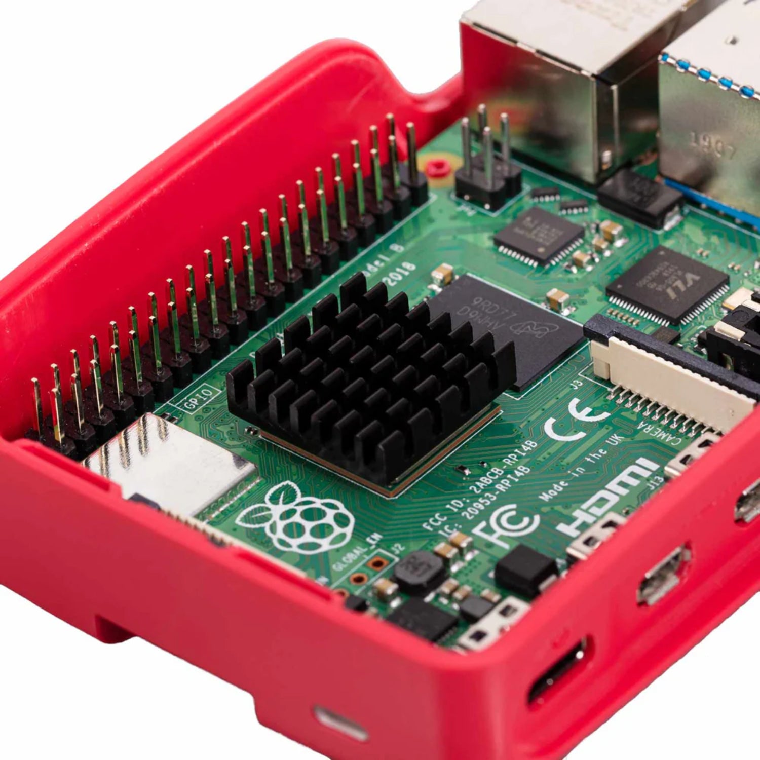 Raspberry Pi 4 Case Fan Pi 4 Case Fan RPi 4 Case Fan Protect Your Raspberry Pi 4 From Overheating With A Case Fan - RS7172