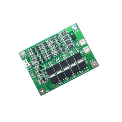 18650 BMS 4S 40A Li-ion Battery Charger Standard Version PCB 4S 40A Li-ion Battery Protection Board With Balance Li-ion Battery Charger And Protection Board For Drill Motors Powerful 40A Li-ion Battery Management System For Drills - RS7007