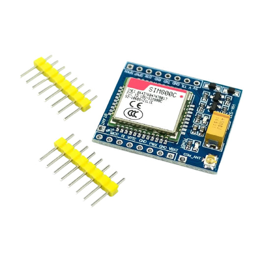 SIM800C GSM GPRS Module Unsoldered 5V/3.3V TTL Development Board IPEX With Bluetooth Development Board With Bluetooth Connectivity IPEX Connector For Easy Integration - RS6863