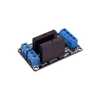 2 Channel Solid State Relay Module 24V DC Solid State Relay Dual Channel SSR Module 250V 2A Solid State Relay Module For DC Control High-Power 2 Channel Solid State Relay   - RS3697