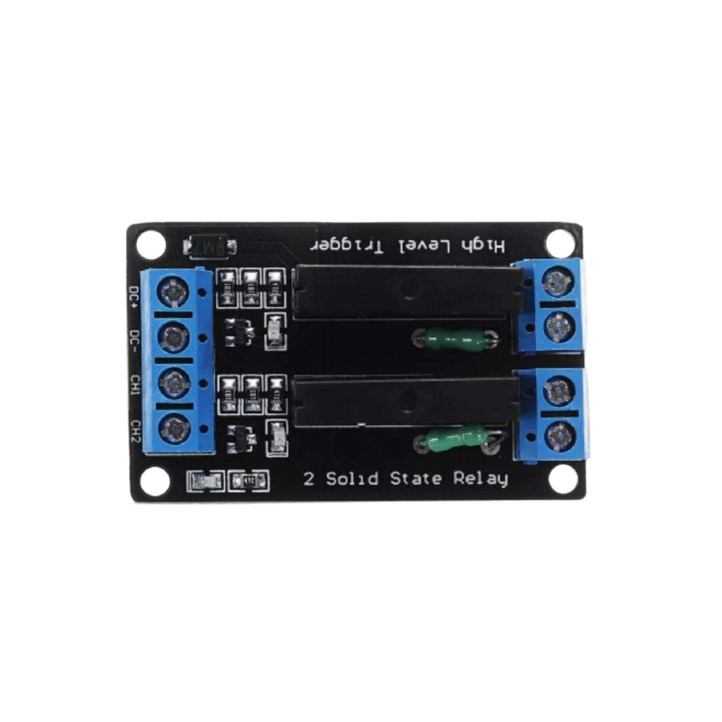 2 Channel Solid State Relay Module 24V DC Solid State Relay Dual Channel SSR Module 250V 2A Solid State Relay Module For DC Control High-Power 2 Channel Solid State Relay   - RS3697