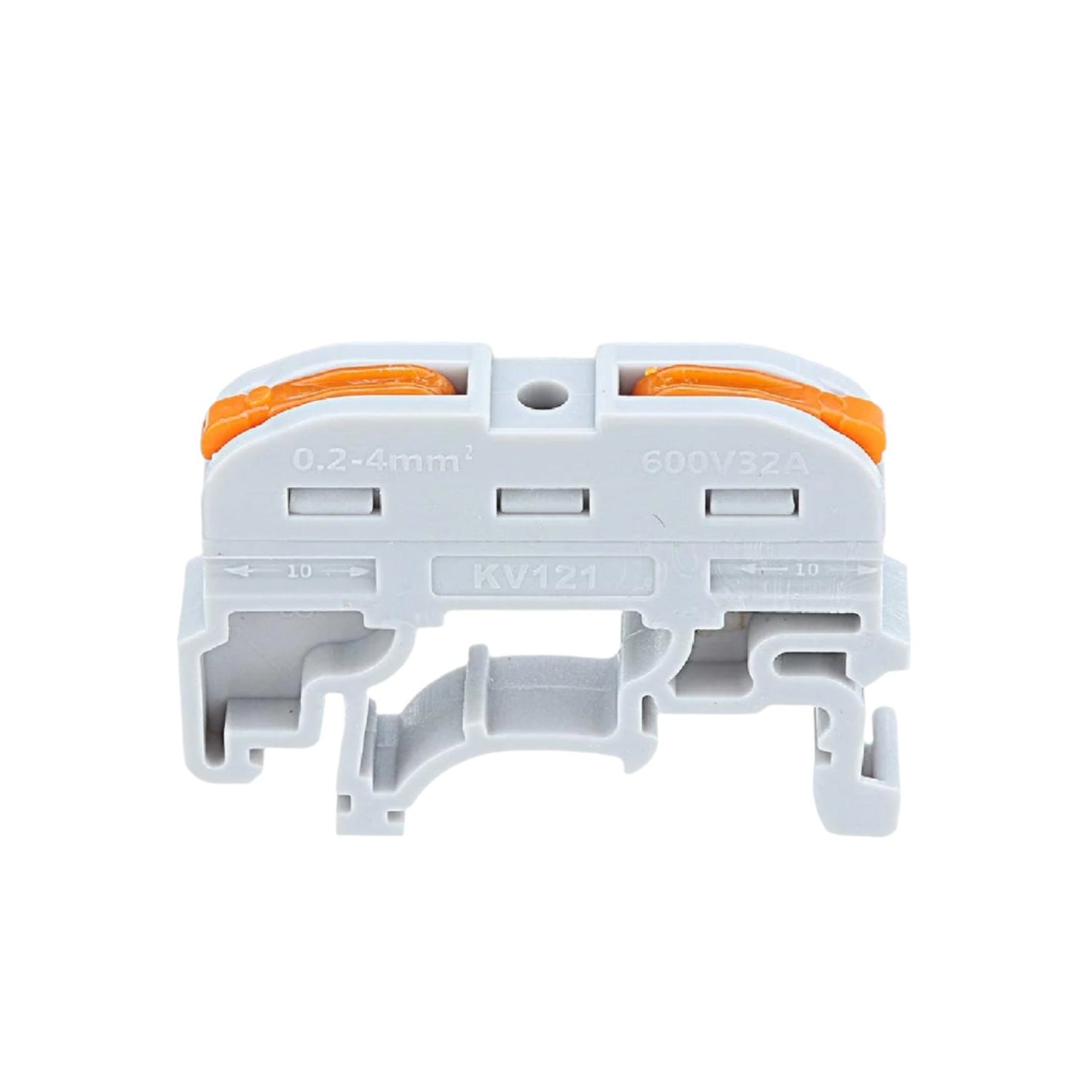 PCT-211 Guide Rail Type Quick Connection Terminal: PCT-211 DIN Rail Mount Quick Connect Terminal Block Fast & Reliable Wire Connections For Industrial Applications - RS3692