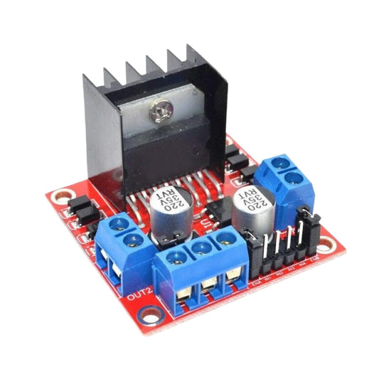 L298N Based Dual Motor Driver Speed And Direction Control Raspberry Pi-Controlled Dual Motor Driver Motor Driver Circuit Build Your Own Robot - AA034