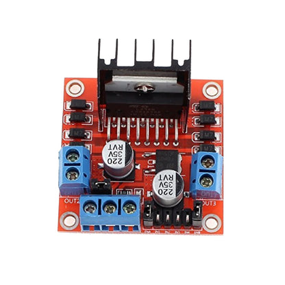 L298N Based Dual Motor Driver Speed And Direction Control Raspberry Pi-Controlled Dual Motor Driver Motor Driver Circuit Build Your Own Robot - AA034