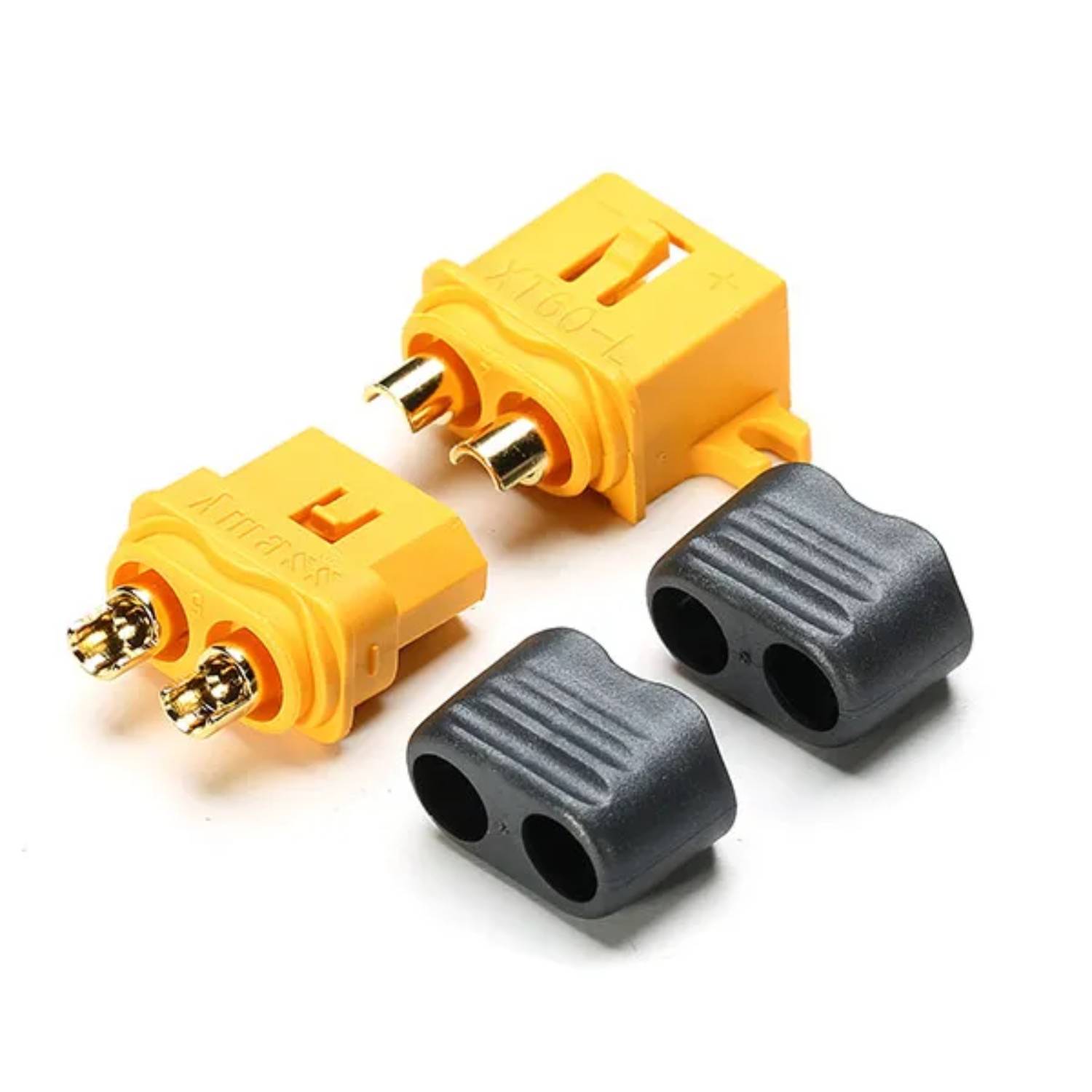 Amass XT60 Male-Female Connector Pro-Grade XT60 Connector XT60 Male-Female Connector Kit High-Quality XT60 Connectors For DIY Electronics, Pack Of 5 Pairs - RS6870