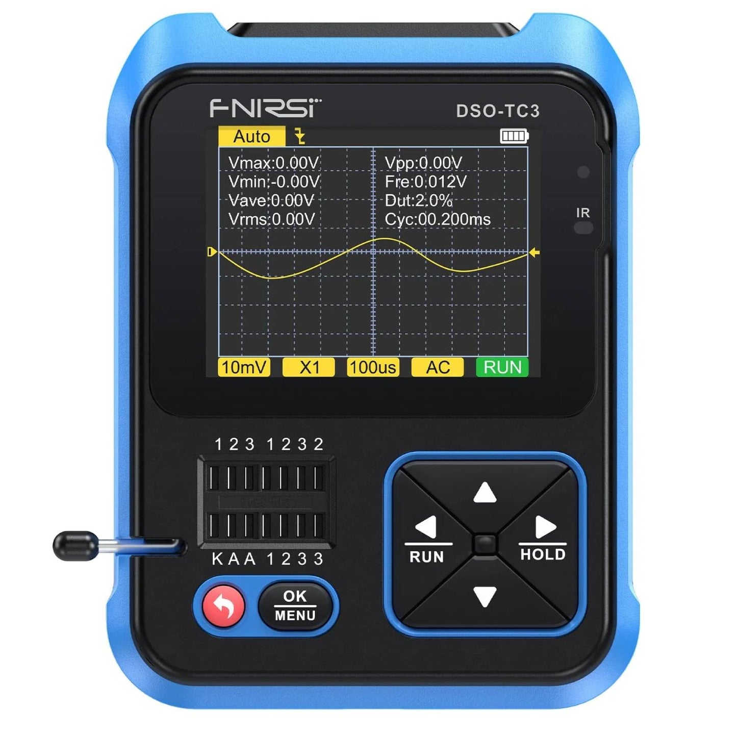 FNIRSI DSO-TC3 Oscilloscope 3-in-1 DSO Tester DSO-TC3 Transistor Tester DSO-TC3 Digital Oscilloscope With Integrated Tester And Efficient Troubleshooting  - RS8298