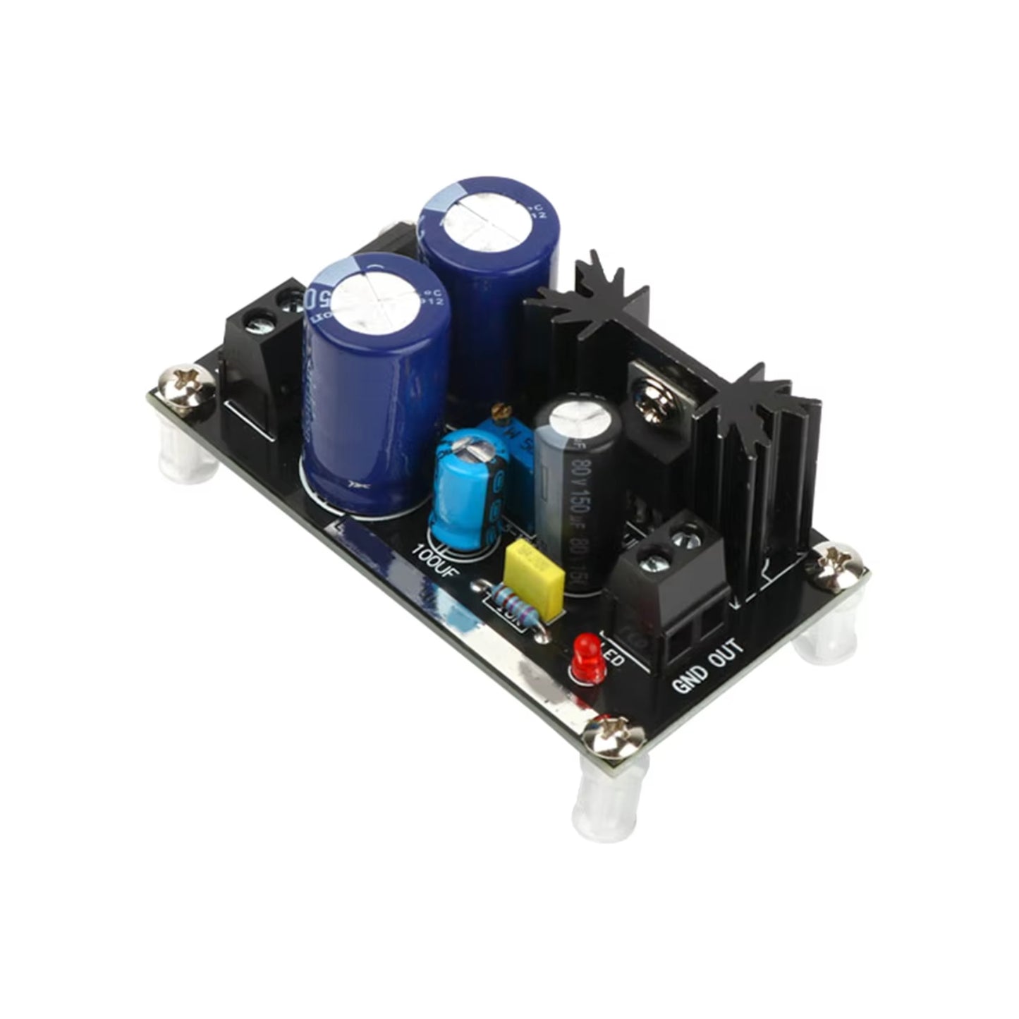 LM317 Adjustable Voltage Regulator Power Supply Module AC 5V-20V to DC 1.25V-30V Step Up/Step Down Converter For DIY Projects