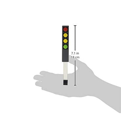 12V 4-Key Matrix Membrane Switch 107x20x0.8mm Membrane Switch 12V 4x1 Matrix Keypad For Industrial Use - AA189