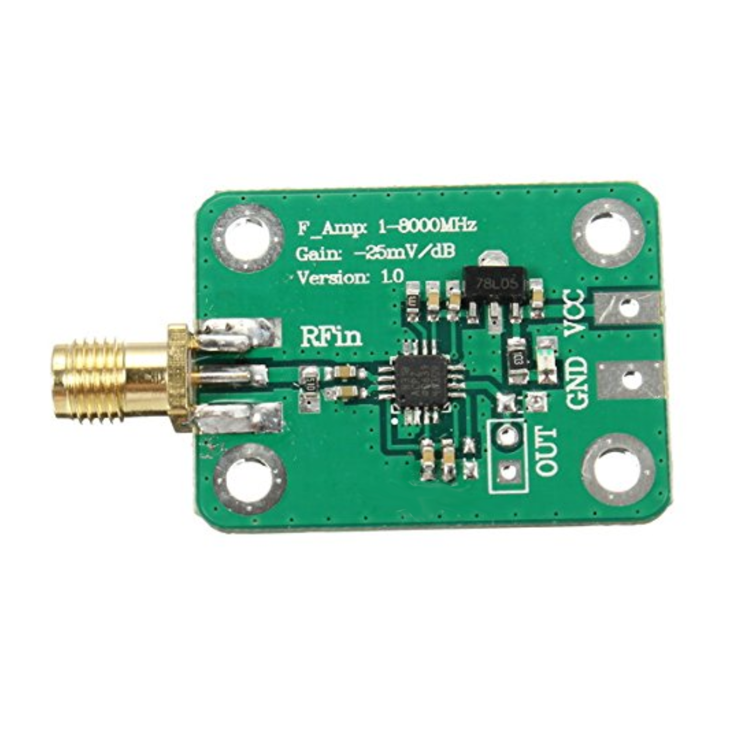1-8000MHz RF Logarithmic Detector