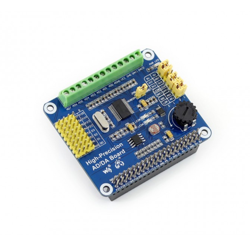 Wave. Share Adc Raspberry Pi Waveshare Raspberry Pi High Precision AD/DA Board – REES52