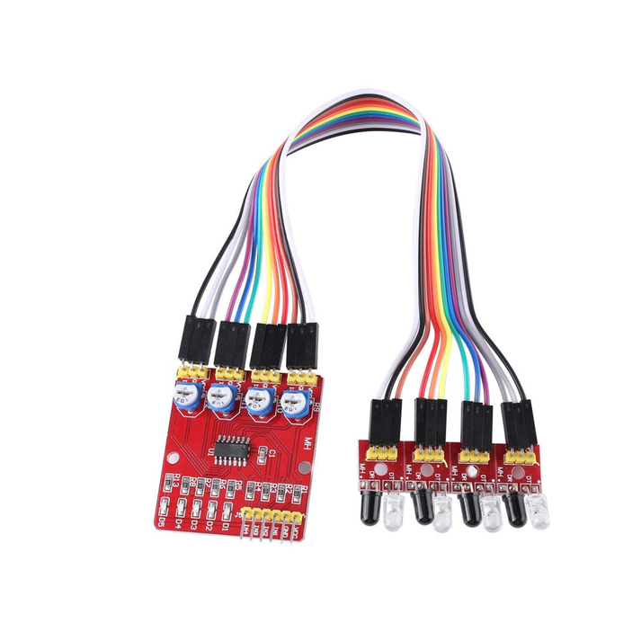 4 Way IR Array Module Imported 4-Channel Infrared IR Line – REES52