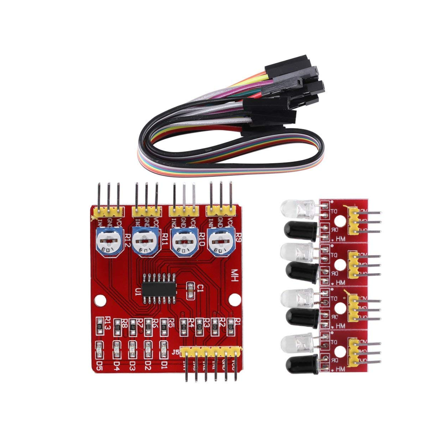 4 Way IR Array Module Imported 4-Channel Infrared IR Line – REES52
