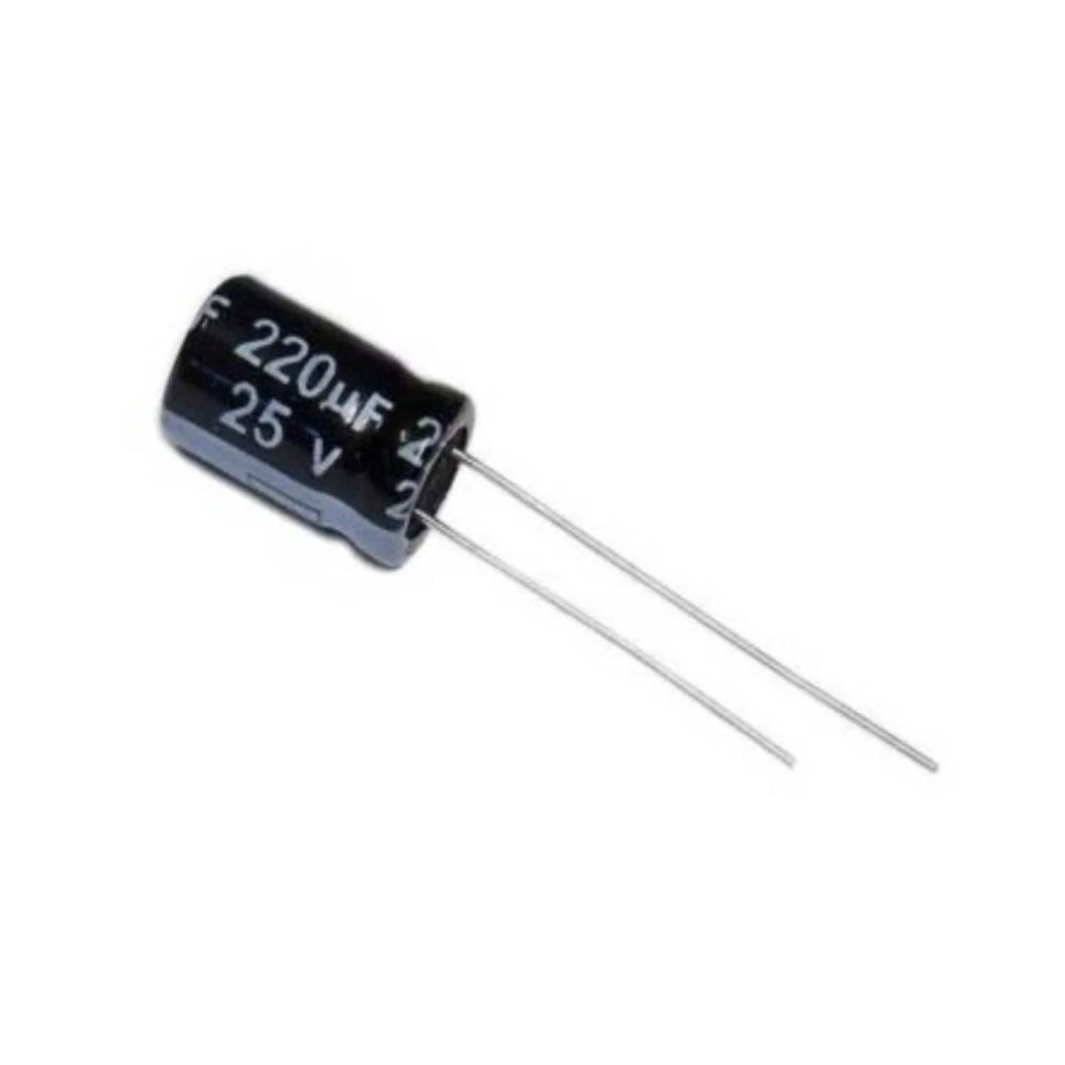 220uF 25V Radial Capacitor