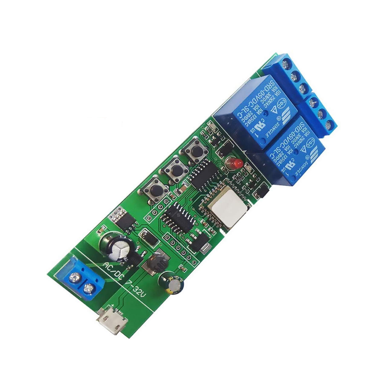 Inching Application ST-DC2 WiFi Wireless Inching Relay DC 5-32V AC 90-260V WiFi Relay – REES52