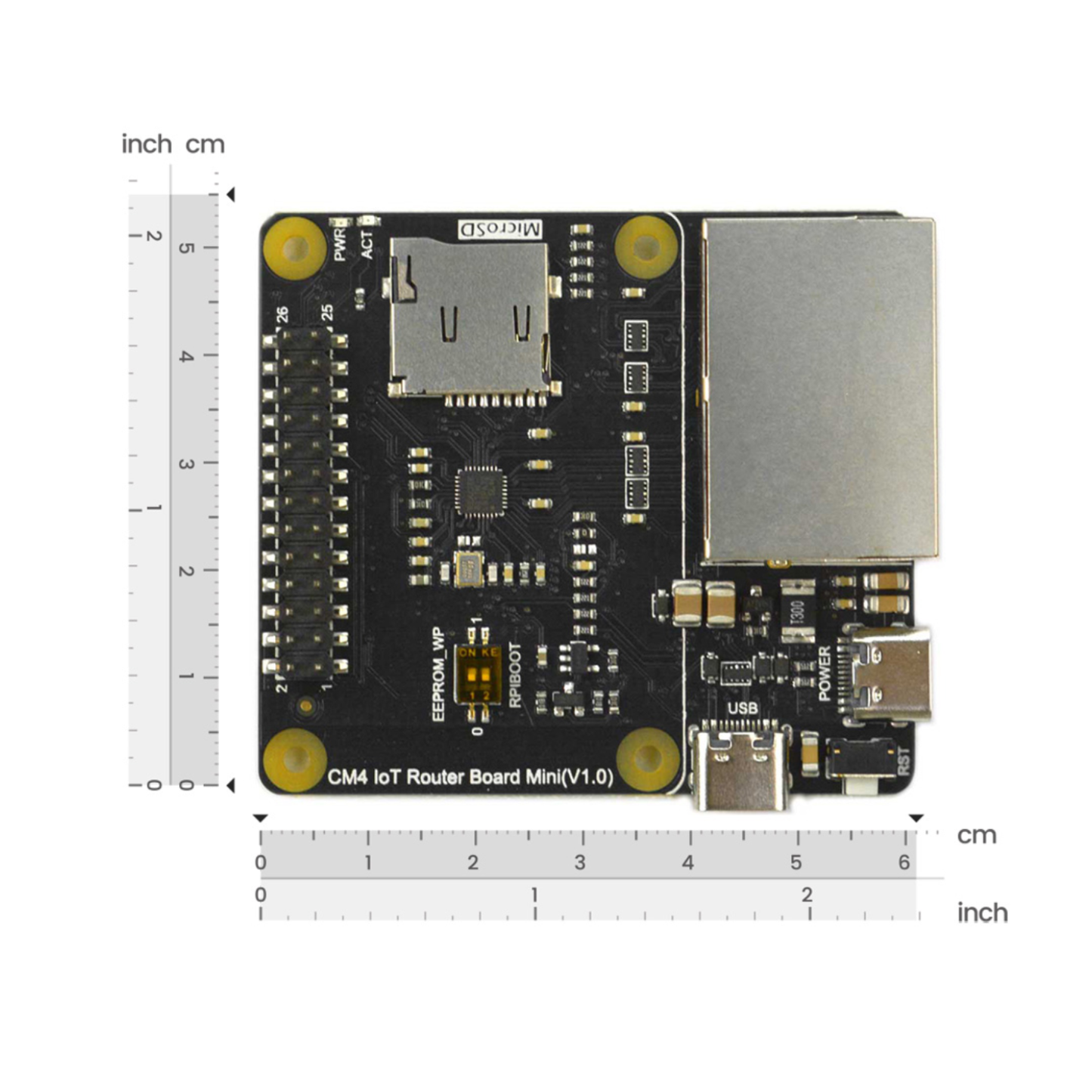 DFRobot Raspberry Pi Compute Module Mini 4 IoT Router Carrier Board